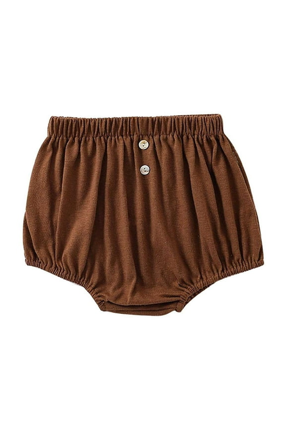 Baby Clothes Toddler Girls Boys Bloomers Newborn Unisex High Waisted Shorts Solid Color Cute Bottom Shorts