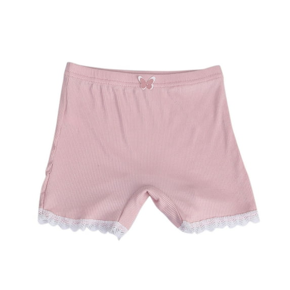 tarylea Baby Toddler Girl Shorts Infant Solid Color Soft Elastic Bowknot Shorts Lace Hem Summer Casual Shorts