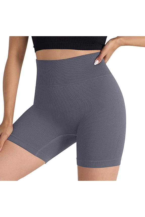 Biker Shorts Women High Waisted Belly Control Scrunch Butt Shorts Leggings Summer Gym Running Yoga Shorts