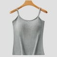 thumbnail image 1 of tarylea Camisole Tops for Women Sleeveless Built in Bra Adjustable Spaghetti Strap Tank Tops Casual Summer Comfy Lounge Tops, 1 of 3