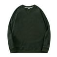 thumbnail image 1 of tarylea Crew Neck Sweatshirts for Men Long Sleeve Loose Pullover Casual Fall Basic Dailywear Solid Color Tops, 1 of 2