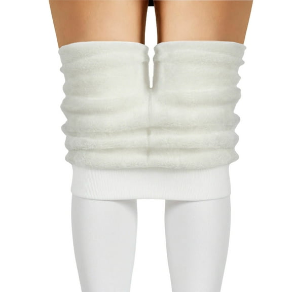 tarylea Girls Winter Warm Fleece Lined Tights Thick High Rise Slim Fitted Leggings Casual Comfy Warm Solid Color Pants