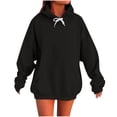 thumbnail image 1 of tarylea Hoodies for Women Drawstring Oversized Sweatshirts Long Sleeve Loose Pullover with Pockets Casual Trendy Fall Tops, 1 of 5