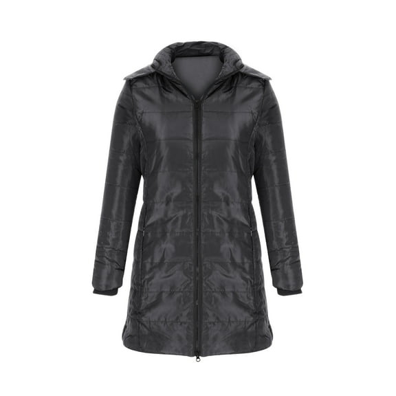 tarylea Hoodies for Women Full Zipper Cinch Cuff Coats Solid Color Long Jackets Casual Fitted Warm Winter Dailywear Tops