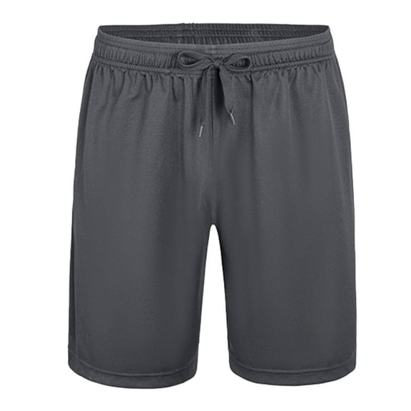 tarylea Mens Shorts Solid Color Knee Length Shorts Elastic Waist Drawstring Shorts Casual Loose Lightweight Breathable Quick Dry Shorts