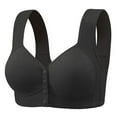 thumbnail image 1 of tarylea Plus Size Front Closure Bras for Women Wirefree Full Coverage Push up Wide Strap Lace Underwear Casual Comfy Bra, 1 of 2