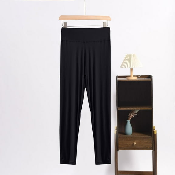 tarylea Plus Size Pants for Women High Rise Fitted Yoga Pants Solid Color Stretch Leggings Casual Comfy Workout Dailywear Pants