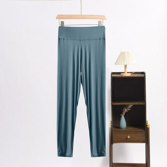 tarylea Plus Size Pants for Women High Rise Fitted Yoga Pants Solid Color Stretch Leggings Casual Comfy Workout Dailywear Pants