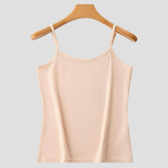 tarylea Plus Size Tank Tops for Women Sleeveless Adjustable Spaghetti Strap Square Neck Camisole Casual Summer Fitted Tops