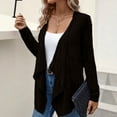 thumbnail image 1 of tarylea Plus Size Tops for Women Eyelet Solid Color Cardigan Long Sleeve Dressy Tops Casual Comfy Autumn Dailywear Tops, 1 of 3