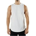 thumbnail image 1 of tarylea Sleeveless Shirts for Men Crew Neck Solid Color Tank Tops Casual Loose Summer Comfy Workout Athletic Dailywear Tops, 1 of 5