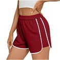 thumbnail image 1 of tarylea Sweat Shorts for Women Elastic Waisted Pull on Gym Shorts Straight Leg Athletic Lounge Shorts with Pockets, 1 of 8