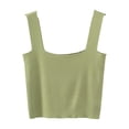 thumbnail image 1 of tarylea Tank Tops for Women Going Out Tops Sleeveless Crop Seamless Square Neck Lightweight Cute Shirts, 1 of 2