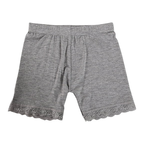 tarylea Toddler Baby Girls Cotton Undershorts Elastic Waisted Tights Shorts Lace Hem Under Dance Shorts