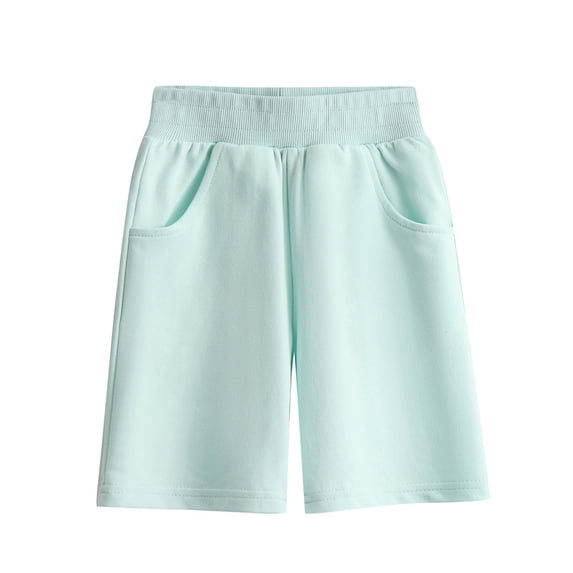 tarylea Toddler Clothes Boys Girls Sweat Shorts Elastic Waisted Pull on Athletic Shorts Wide Leg Running Shorts