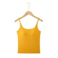 thumbnail image 1 of tarylea Women's Camisole Tank Top Sleeveless Spaghetti Strap Built in Bra Square Neck Tops Casual Summer Undershirts, 1 of 6