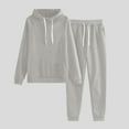 thumbnail image 1 of tarylea Womens 2 Piece Outfits Sweatsuit Long Sleeve Hoodies Cinch Bottom Elastic Waist Drawstring Pants Casual Fall Workout Tracksuits, 1 of 5