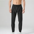 thumbnail image 1 of tarylea Workout Pants for Men Elastic Waist Zip Bottom Drawstring Straight Leg Quick Dry Pants Casual Lightweight Breathable Pants, 1 of 9