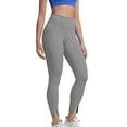thumbnail image 1 of tarylea Yoga Pants for Women High Rise Fleece Lined Slim Fitted Leggings Solid Color Slit Hem Pants Casual Warm Winter Workout Pants, 1 of 9
