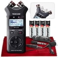 thumbnail image 1 of tascam dr-07x stereo handheld digital audio recorder with usb audio interface + lavier microphone + batteries basic + accessories bundle, 1 of 5