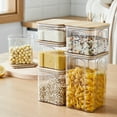 thumbnail image 1 of tasrioml 450ML/650ML/900ML Food Sealed Jar Durable Food Storage Container Easy to Clean Rice Grain Organizer for Kitchen, 1 of 1