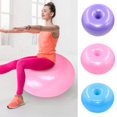 tasrioml 50cm Donut Gym Exercise Workout Fitness Pilates Inflatable