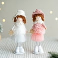 thumbnail image 1 of tasrioml Christmas Angel Doll Ornaments Tabletop Small Plush Fairy Elf Figurine for Thanksgiving New Year Birthday Wedding Valentine's Day Xmas Party Decoration, 1 of 8