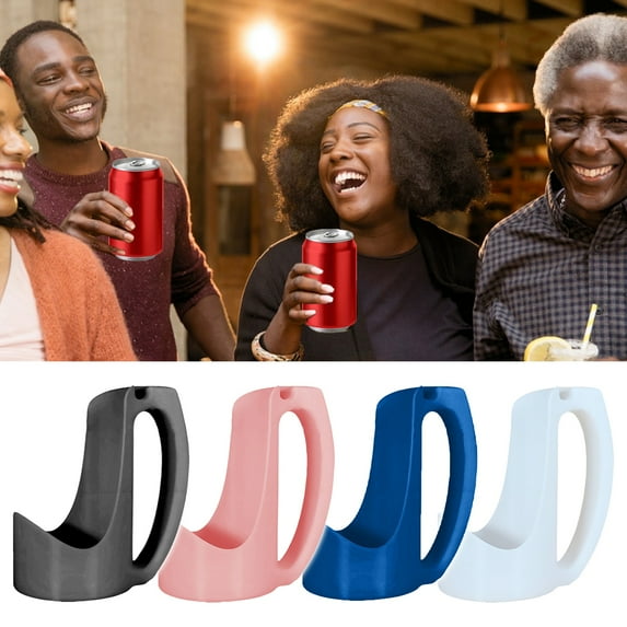tasrioml Coke Can Holder 3D Printed Beer Can Grip for 12oz Cans Reusable Energy Drink Holder for Holding Soda Beer Soft Drinks