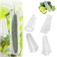 thumbnail image 1 of tasrioml Cucumber Shaping Mold Reusable Transparent Plastic Garden Vegetable Growing Molds Easy-to-use Vegetable Cultivation Mold for Cucumber Tomato Carrot, 1 of 8