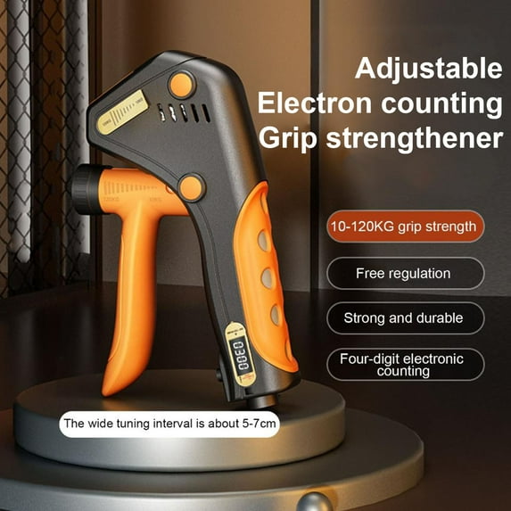 tasrioml Grip Strength Trainer with Counter 10-120KG Adjustable Men Women Forearm Exerciser Hand Grip Power Strengthener Developer Fitness Equipment