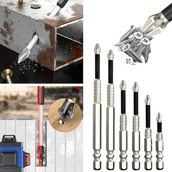 tasrioml High Magnetic Screwdriver Drill Bit Set High Strength Rust-proof High-Speed Torque Anti Slip Strong Magnetic Drill Bits Kit