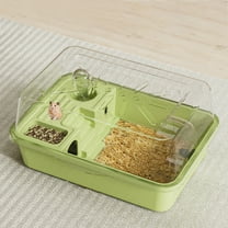 tasrioml Large Hamster Cage Top Openable Guinea Pig Cages with Water Bottle Exercise Wheel Double Layer Small Animals Playing House for Bunny Mice Hedgehog