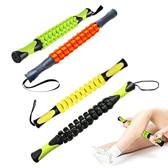 tasrioml Massage Roller Muscle Sore Pain Relief Deep Tissue Relaxation Physical Therapy Face Shoulder Arm Sculpting Body Massage Stick