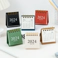 tasrioml Mini Desk Calendar Simple Style Plan Book Spiral Coil Page