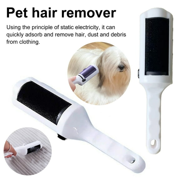 tasrioml Pet Hair Remover Brush Reusable Eco-Friendly Static Cleaner Lightweight Portable Clothes Lint Roller Hair Removal Tool