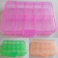 thumbnail image 1 of tasrioml Plastic 10 Slots Adjustable Jewelry Storage Box Pill Beads Holder Case Organizer, 1 of 2