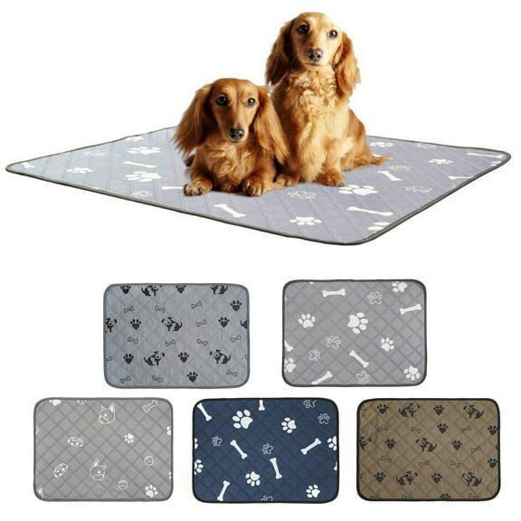 tasrioml Washable Pet Pee Pads Reusable Absorbent Dog Training Pad Leakproof Non-Slip Wee Wee Mat for Puppy Playpen Crate Whelping Box Potty Training