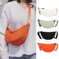 thumbnail image 1 of tasrioml Women Crossbody Bag Adjustable Strap Zipper Large Capacity Casual Nylon Ladies Single Shoulder Dumpling Bag Daily Use, 1 of 8