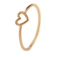 thumbnail image 1 of tasrioml Women Simple Hollowed-out Heart Ring Valentine Propose Circlet Jewelry Gift, 1 of 7