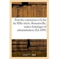 thumbnail image 1 of État Des Communes À La Fin Du Xixe Siècle (Paperback), 1 of 1