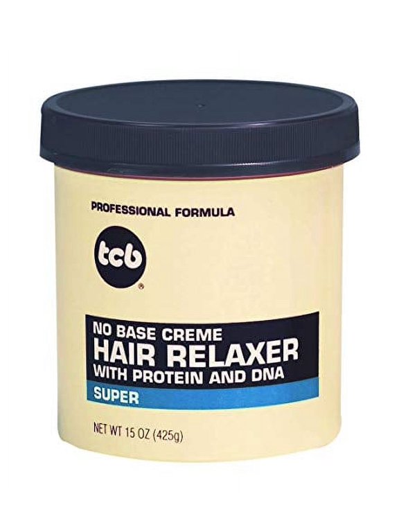 TCB No Base Creme Hair Relaxer with Protein and DNA Super 15.oz