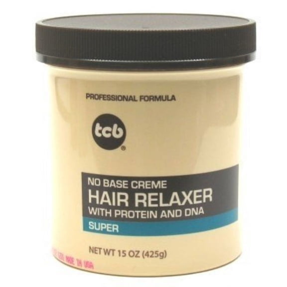 TCB No Base Creme Hair Relaxer with Protein and DNA Super 15.oz