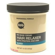 TCB No Base Creme Hair Relaxer with Protein and DNA Super 15.oz