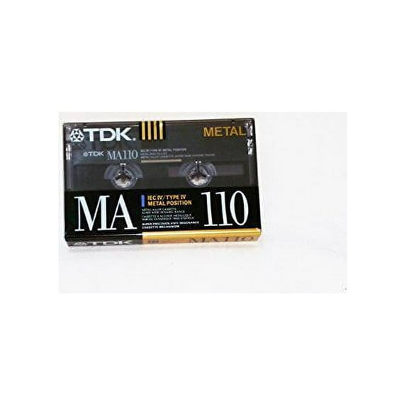 tdk ma110 metal biased metal alloy 110 minutes cassette tape