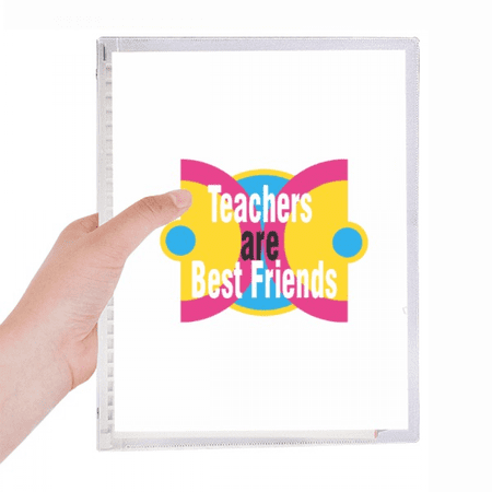teachers diligent grateful friends notebook loose diary refillable journal statiry