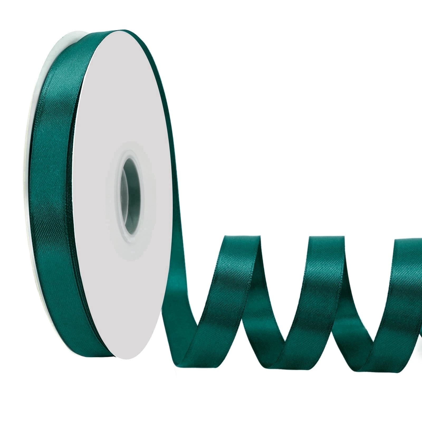 Trebl Ribbon Teal Double Face Ribbon 5/8 Inch 100 Yards - Walmart.com