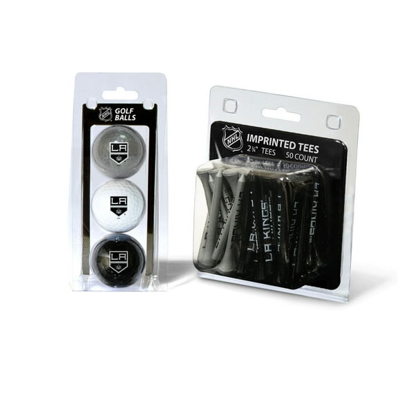 Bundle Team Golf 14299 Los Angeles Kings 3 Ball Golf and 50 Golf Te