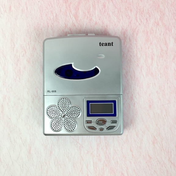 teant Video tape recorders Retro Portable Cassette Player with Built-in Speaker, LCD Display, and Headphone Jack
