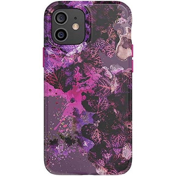 tech21 Eco Art Phone Case for Apple iPhone 12 Pro Max 5G with 10 ft. Drop Protection, Collage 1 Pink/Purple
