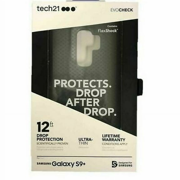 tech21 Evo Check Case for Samsung Galaxy "S9 Plus" Smokey/Black